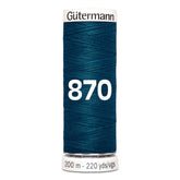 Gutermann garen | 200m | 870 petrol groen naaigaren GM - 200 - 870 - PETROL - GROEN 4008015034382